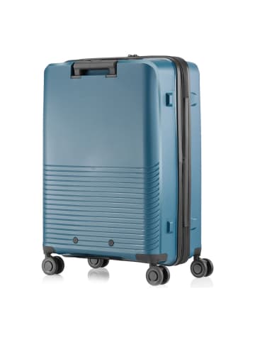 Pack Easy Jet 4 Rollen Trolley M 64 cm mit Dehnfalte in petrol