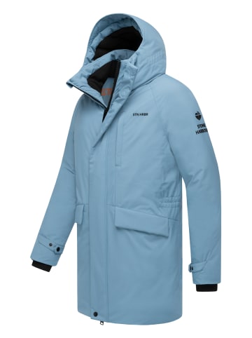 STONE HARBOUR Wintermantel Emriis XX in Frosty Blue