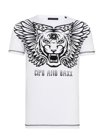 Cipo & Baxx T-Shirt in WHITE