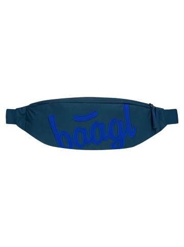 BAAGL Bauchtasche Snap in Violett Logo Blau