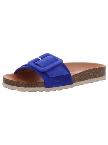 Verbenas Pantoletten in blau