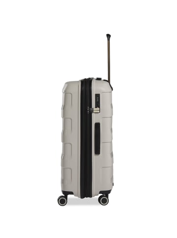 Stratic Straw + 4 Rollen Trolley 65 cm mit Dehnfalte beige