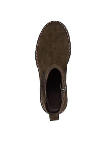 Tamaris Chelsea Boot in OLIVE