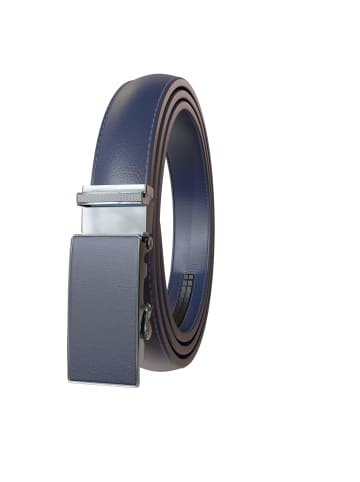 BEZLIT Automatikgürtel in Mittelblau - Schwarz