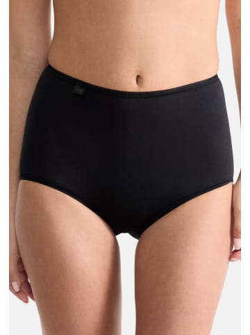 Sloggi Maxi Slip 24/7 Cotton in Schwarz / weiß