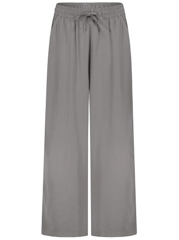 Sublevel Wide-Leg Sommerhose mit Tunnelzug und Seitentaschen in Hellgrau