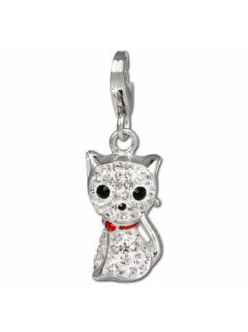 SilberDream Anhänger Silber 925 Sterling Silber Katze Charmsanhänger