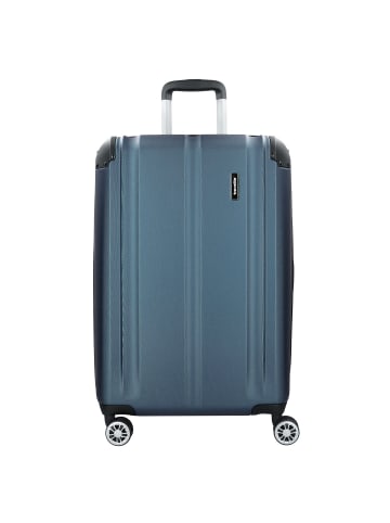 travelite City M 4-Rollen Trolley 68 cm in marine