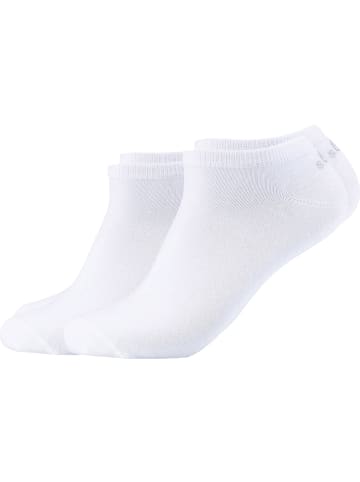 S. Oliver Unisex-Sneaker-Socken 2 Paar in weiß