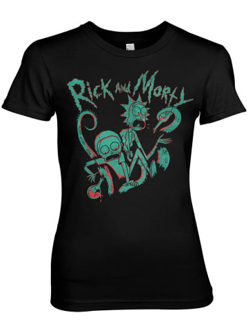 Rick and Morty Shirt in Schwarz
