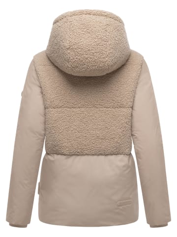 Marikoo Plüschjacke Sheeta 16 in Light Taupe