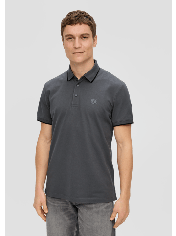 s.Oliver Polo-Shirt kurzarm in Grau