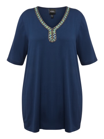 Ulla Popken Shirt in classic stahlblau