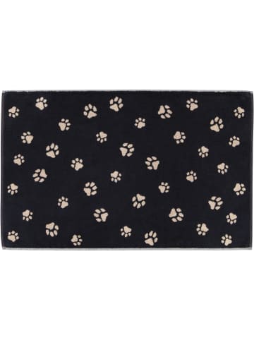 Cawö Cawö Badematten WE LOVE DOGS Paws 6247 schwarz/beige - 93 in schwarz/beige - 93