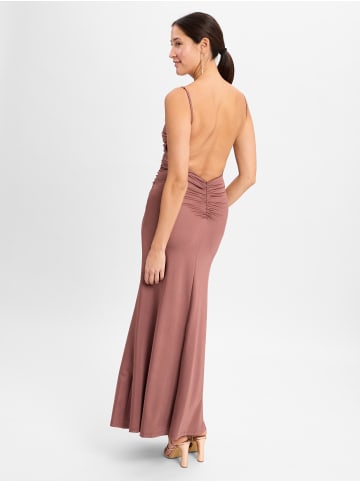 Marie Lund Abendkleid in rosenholz - 0001