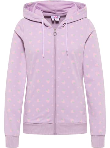 myMo Damen Sweatjacke in Flieder