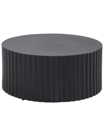 KADIMA DESIGN Couchtisch Beistelltisch | Metall, 67x67x31cm, Wellen-Muster