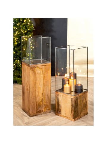 GILDE Windlicht  naturfarben - (H) 91cm