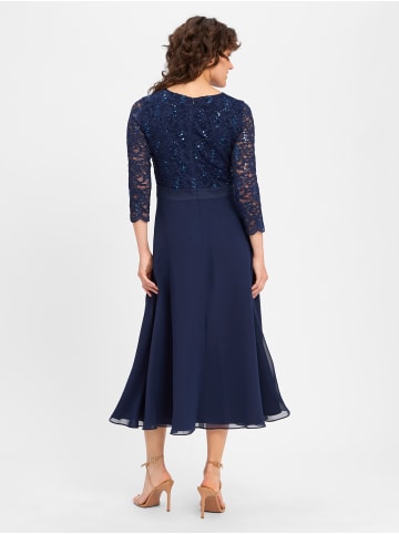 SWING Abendkleid in marine - 0001