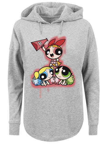 F4NT4STIC Oversized Hoodie Powerpuff Girls Cheerleaders in grau