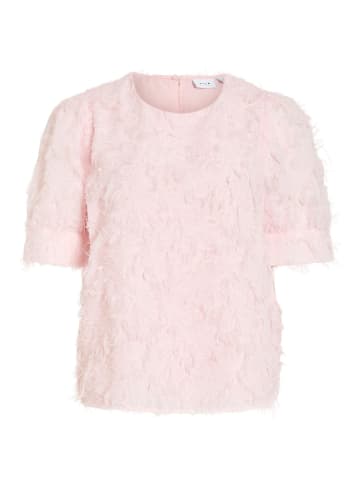 Vila Oberteil mit kurzen Ärmeln in Cherry Blossom