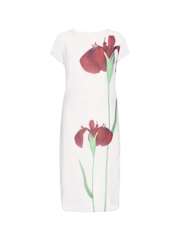 Usha Women Dress in offwhite rose