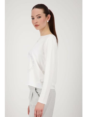 monari Rundhalspullover für Damen in offwhite