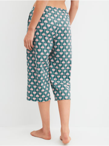 Calida 3/4-Pyjamahose in north sea green