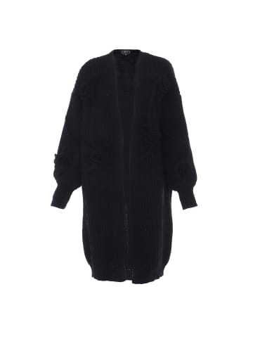 faina Damen Strickmantel in SCHWARZ