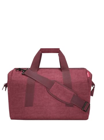 Reisenthel travelling allrounder L - Reisetasche 48 cm (leo vanilla) in twist maroon