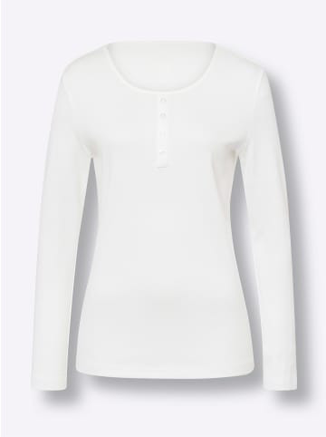 Sieh an! Langarmshirt in ecru