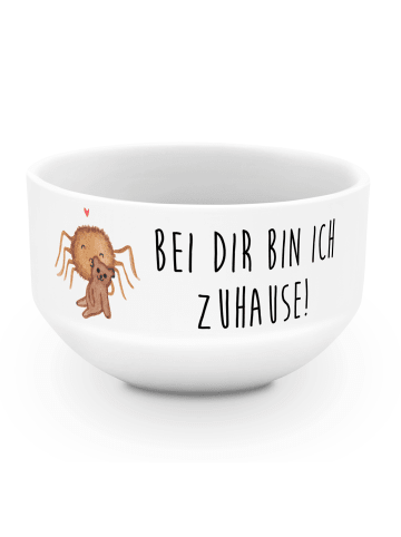 Mr. & Mrs. Panda schale Spinne Agathe Teddy mit Spruch in Weiß