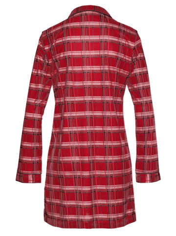 H.I.S Nachthemd in rot-kariert