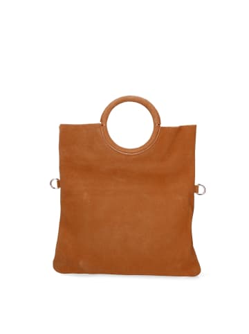 Gave Lux Handbag in DARK COGNAC
