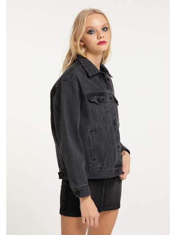myMo ROCKS Damen Jeansjacke in Schwarz