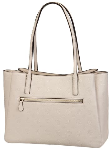 Guess Shopper Anise Multi Comp Tote in Stone Logo