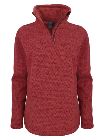 elkline Fleecepullover Fastforward in red