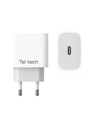 Wisam Teltech Ladegerät GaN USB-C 45W weiß TCH-06