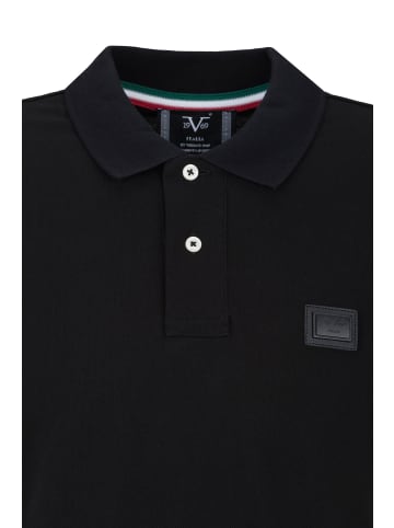 19V69 Italia by Versace Poloshirt Emilio in schwarz