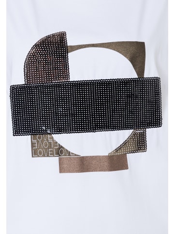 More & More Kurzarmshirt in white