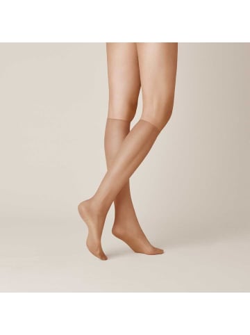 Kunert Feinkniestrümpfe Beauty 7 ultra-transparent in tan