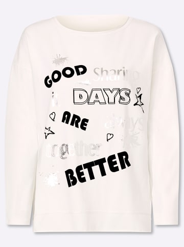 Heine Langarm-Shirt in ecru