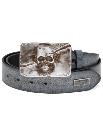 Cipo & Baxx Gürtel  85cm x 3,8 in Smoked Grey