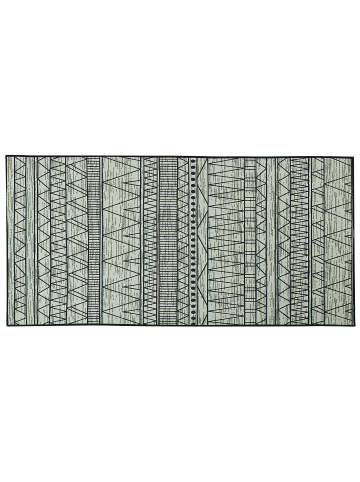 Beliani Kurzflor KEBAN in Schwarz/Grau - (W) 80 x (H) 1 x (L) 150 cm
