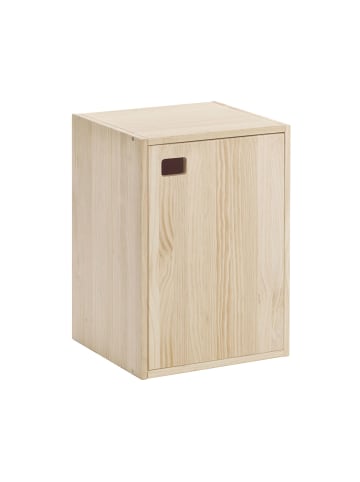 CALICOSY Nachttisch in Helles - (W)37,3 x (H)53,5 x (L)37,3 cm
