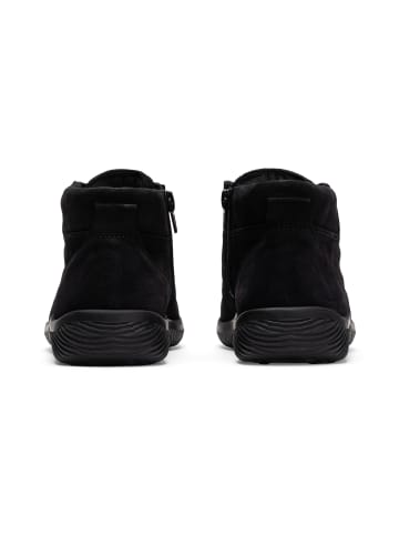 VITAFORM Veloursleder Stiefeletten in schwarz