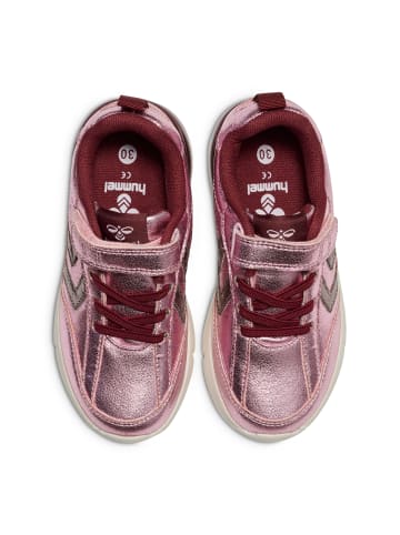 Hummel Klettverschluss Sneaker Daylight Glitter Lebensstil Kinder in ROSEATE SPOONBILL
