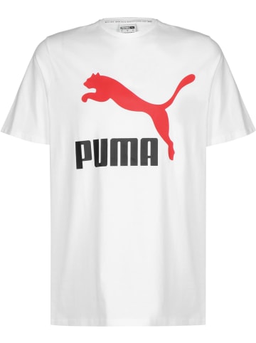 Puma T-Shirts in white/red