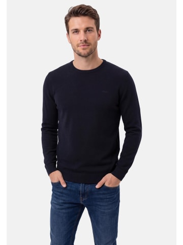 S. Oliver Pullover Basic in Schwarz / dunkelgrau
