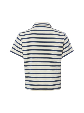 Marie Lund Poloshirt in beige blau - 0002